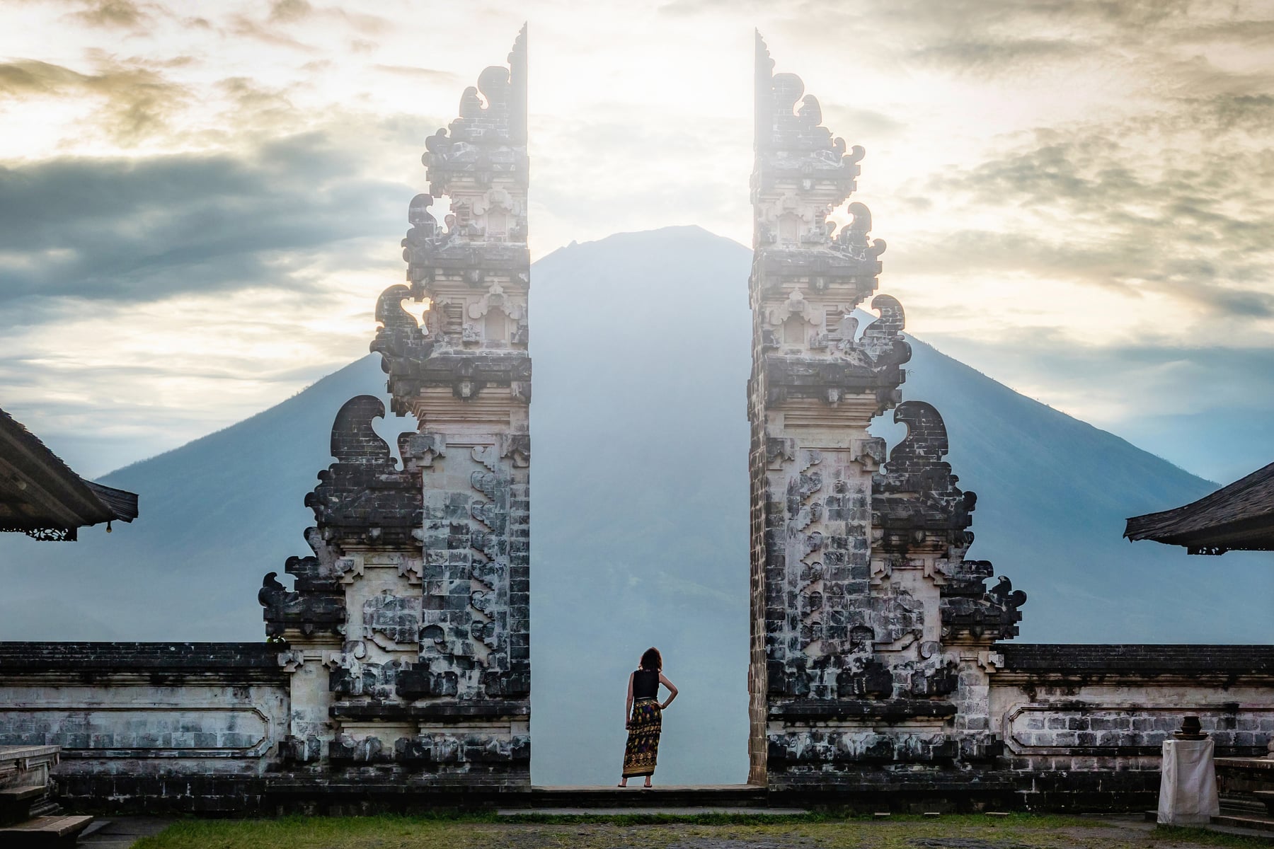 Mount Agung, the spiritual axis