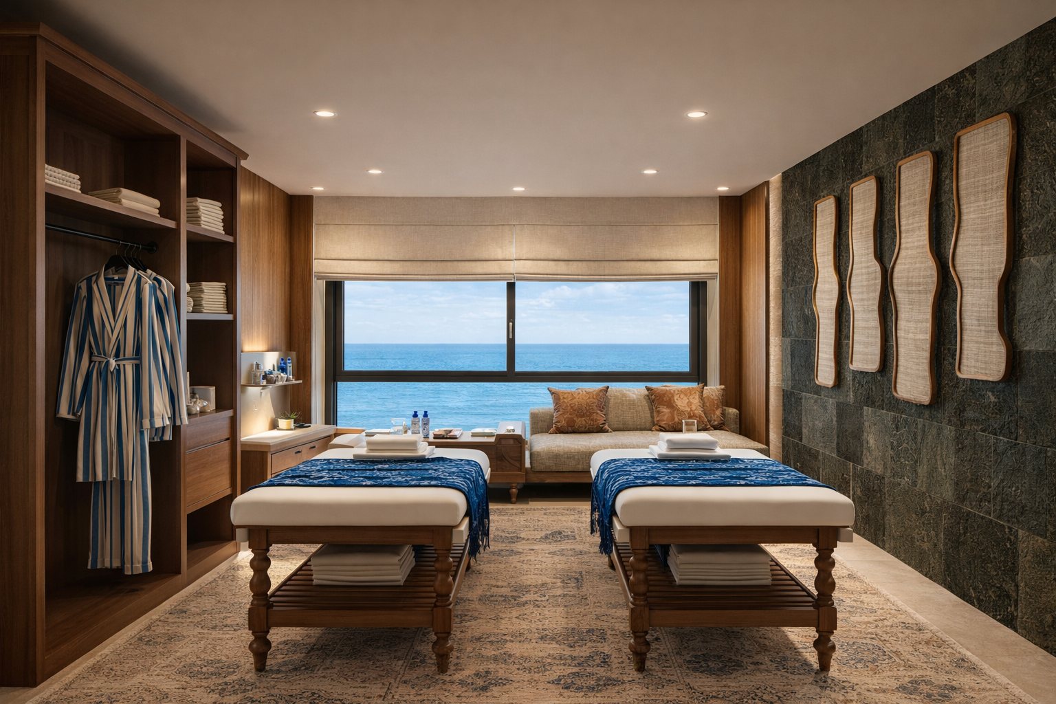 Spa treatment room